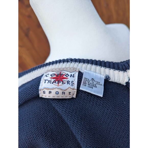 Vintage Cotton Embroidered USS 23 Navy Crewneck - Picture 5 of 5